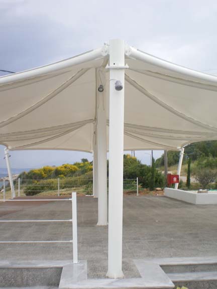 Μεταλλικό Στέγαστρο για Σκίαση Ξενοδοχείο Arte Nova Κέρκυρα